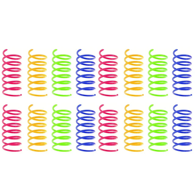 16 pcs Coil Spiral Spring Toy
