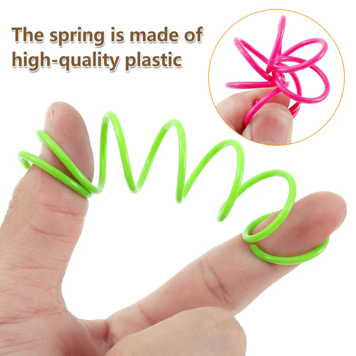 16 pcs Coil Spiral Spring Toy