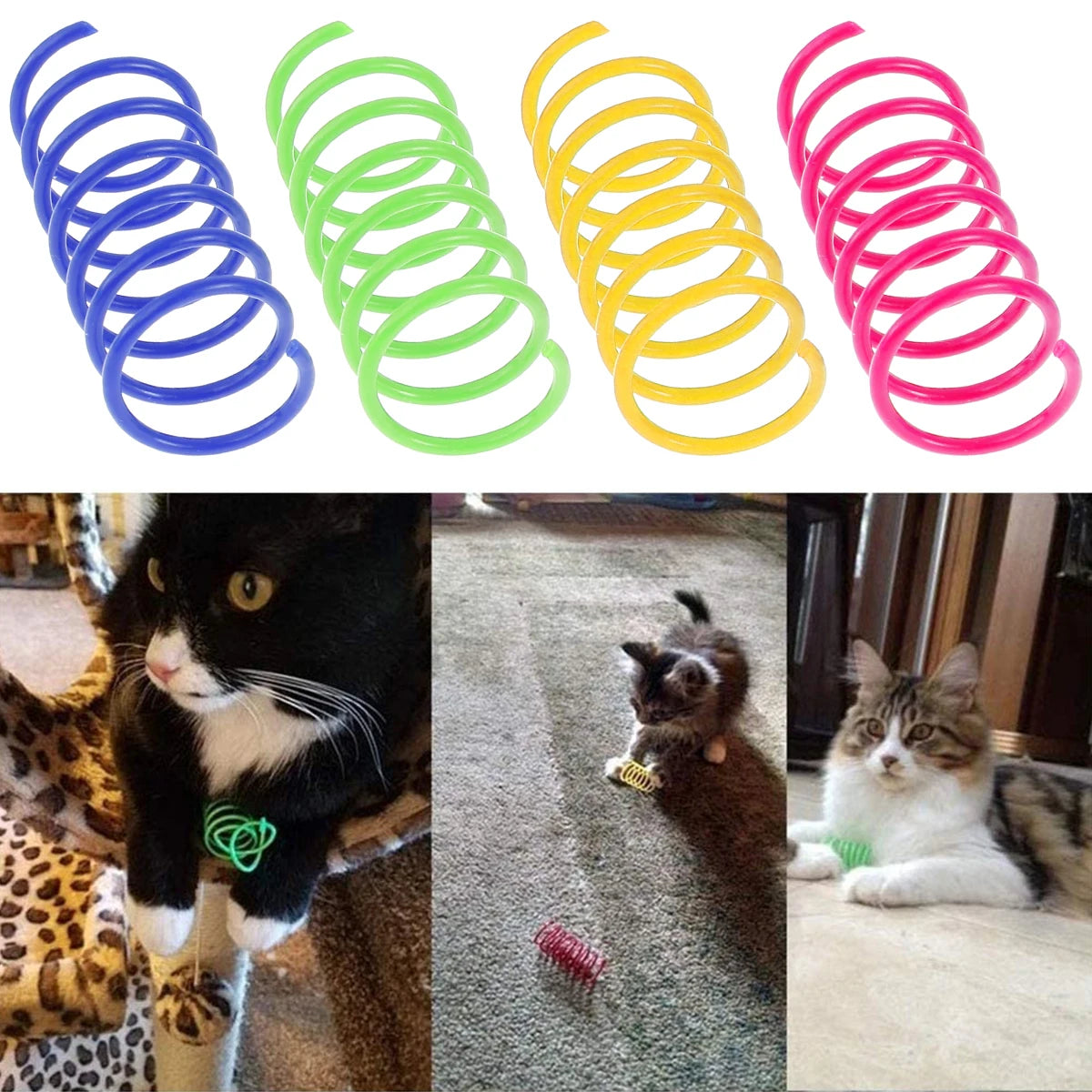 16 pcs Coil Spiral Spring Toy