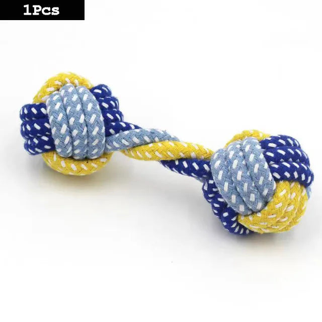 Knot Rope Squeak Toy