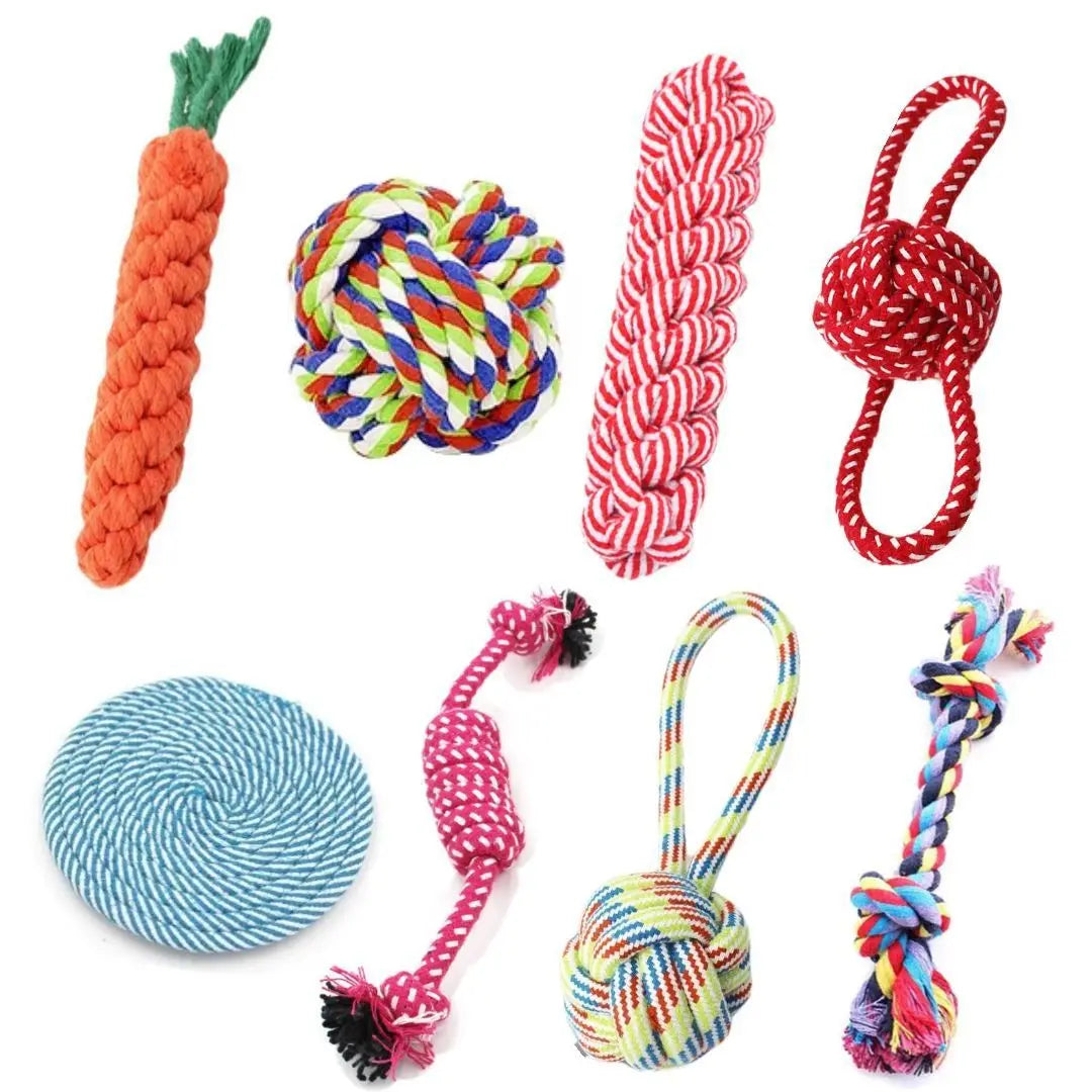 Knot Rope Squeak Toy