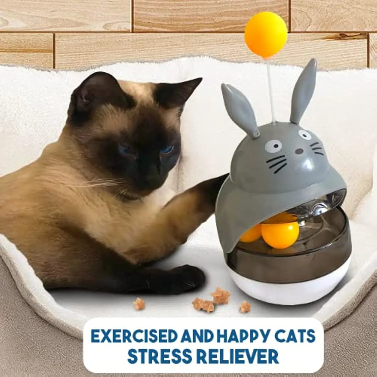 Interactive Cat Feeder Toy