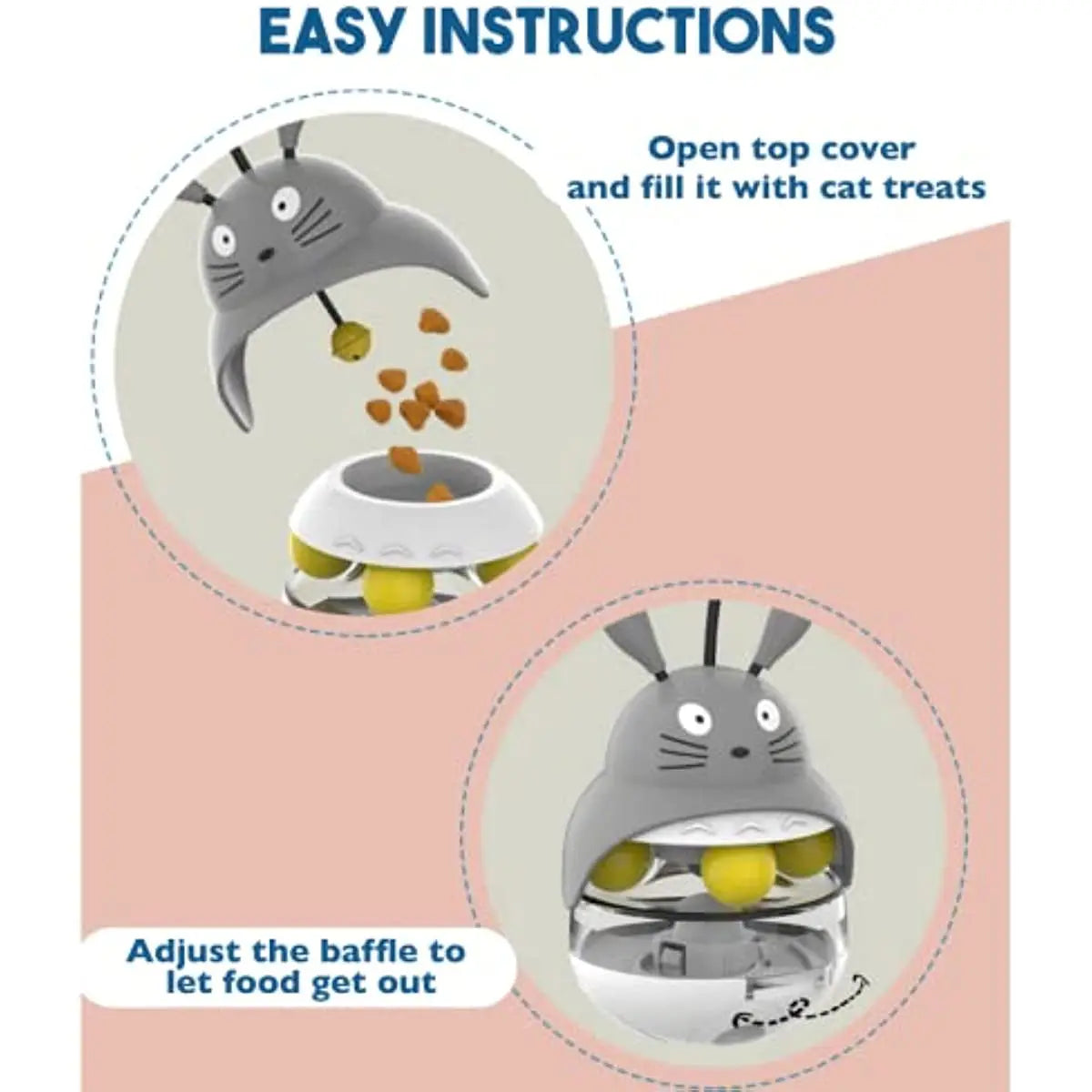 Interactive Cat Feeder Toy