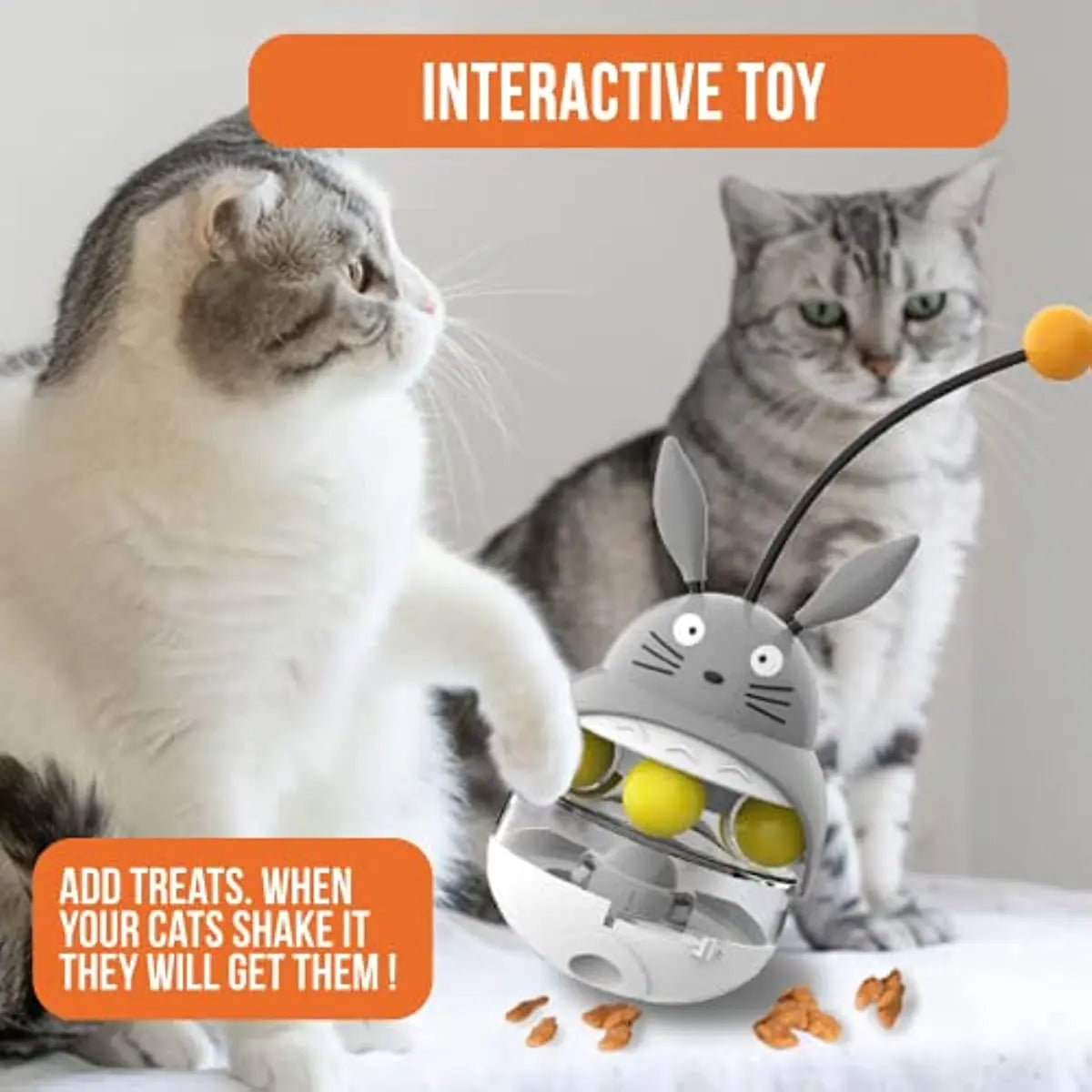 Interactive Cat Feeder Toy