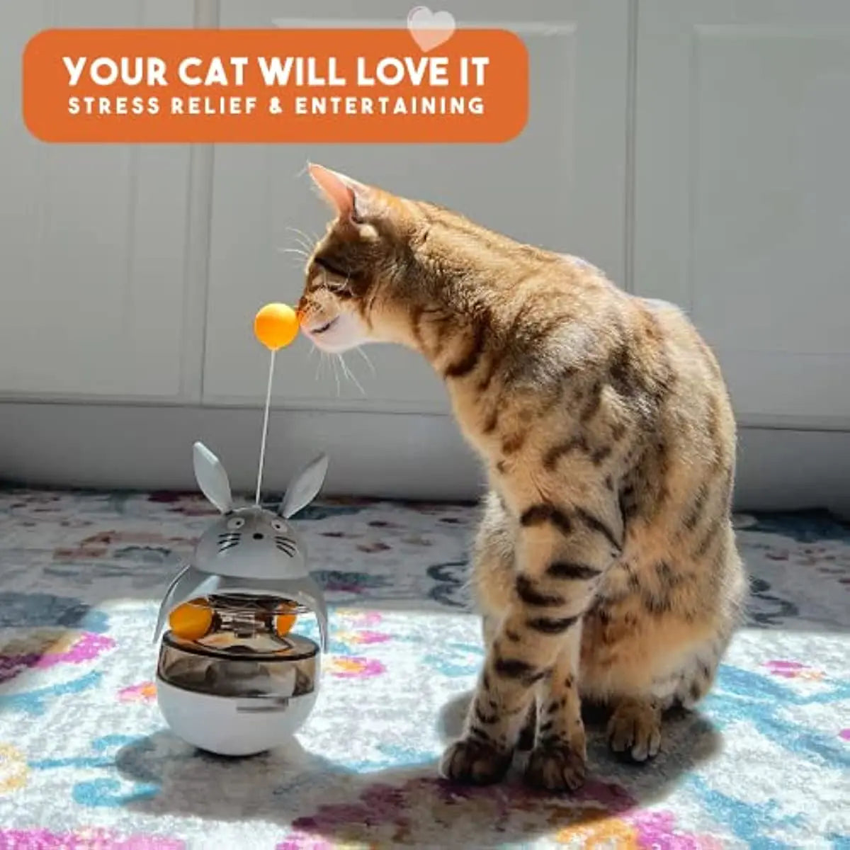 Interactive Cat Feeder Toy