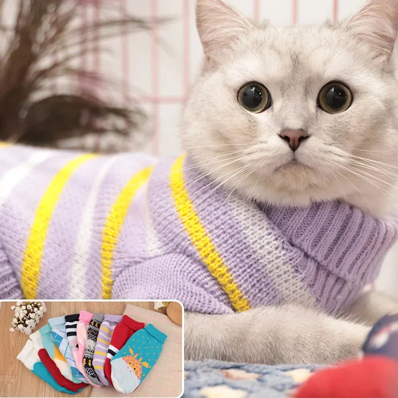 Pullover Sweater For Cats