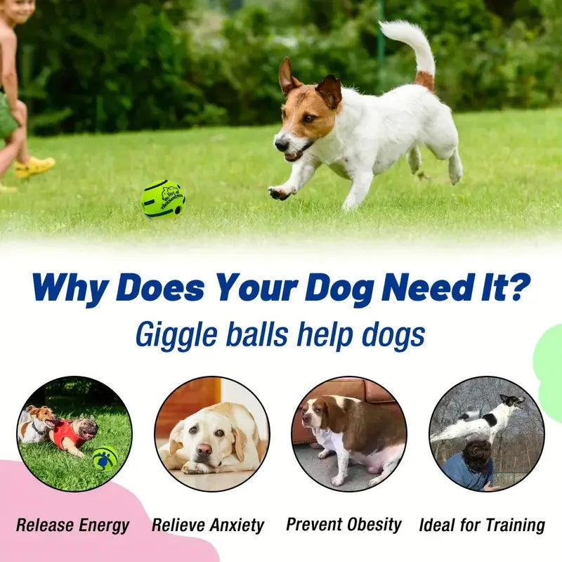 Pet Interactive Giggle Ball