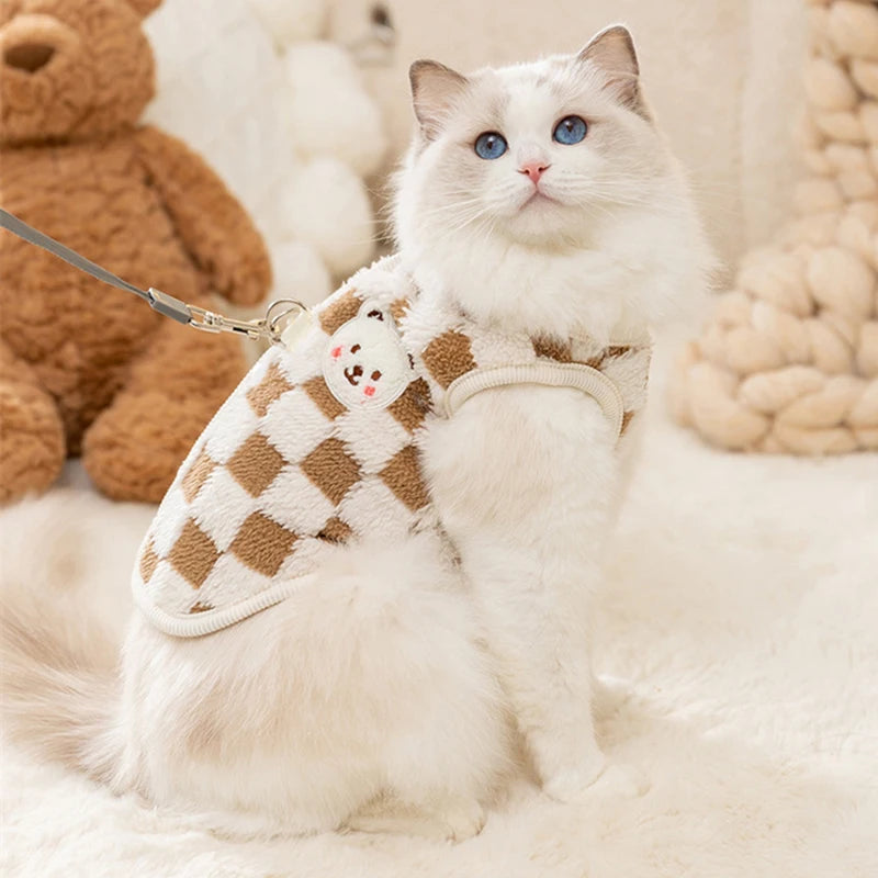 Warm Cardigan Sweater with Buckle